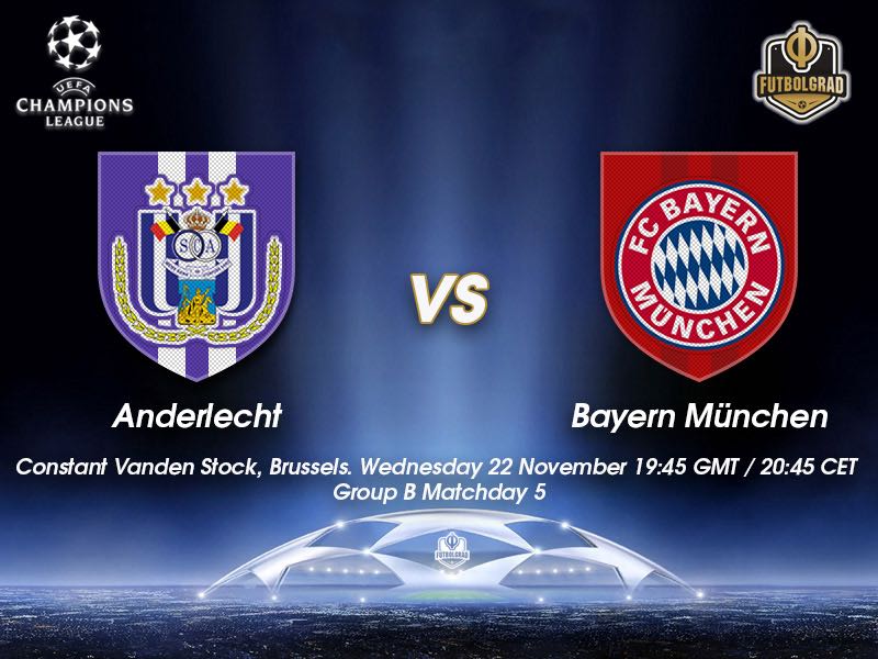 Anderlecht vs Bayern – Champions League – Preview