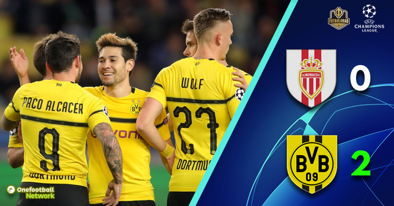 Dortmund get the job done against Monaco and finish top of Group A
