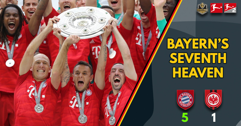 Seventh heaven as Bayern greats bow out in style