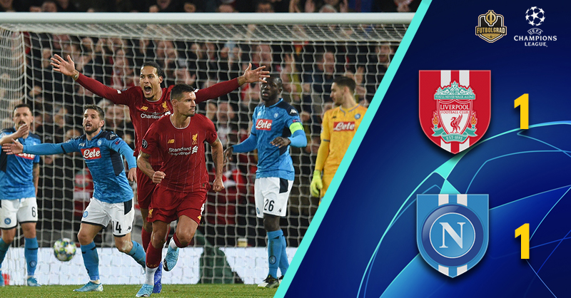 All square at Anfield as Napoli frustrate Liverpool