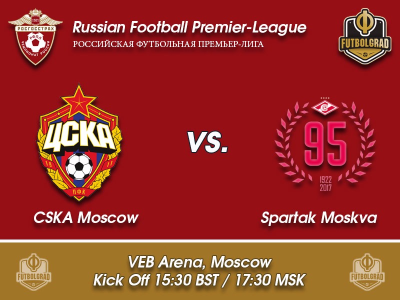 CSKA vs Spartak Moscow – Russian Football Premier League Game of the Week CSKA vs Spartak Moscow – Russian Football Premier League Game of the Week