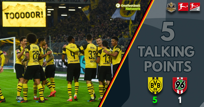 Dominant Dortmund not quite at their best – Five Thoughts from BVB against Hannover