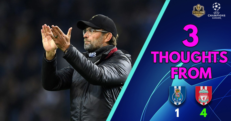 ‘Liverpool soak up the early pressure, but..’ and the Reds’ ‘super front three’ – Three thoughts from Portugal