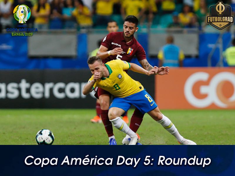 Day 5: VAR rescues Venezuela again as Brazil stumble Day 5: VAR rescues Venezuela again as Brazil stumble