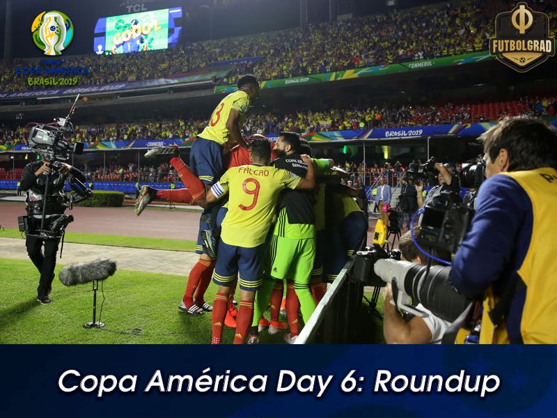 Day 6 Copa América: Colombia progress, Argentina hang on Day 6 Copa América: Colombia progress, Argentina hang on