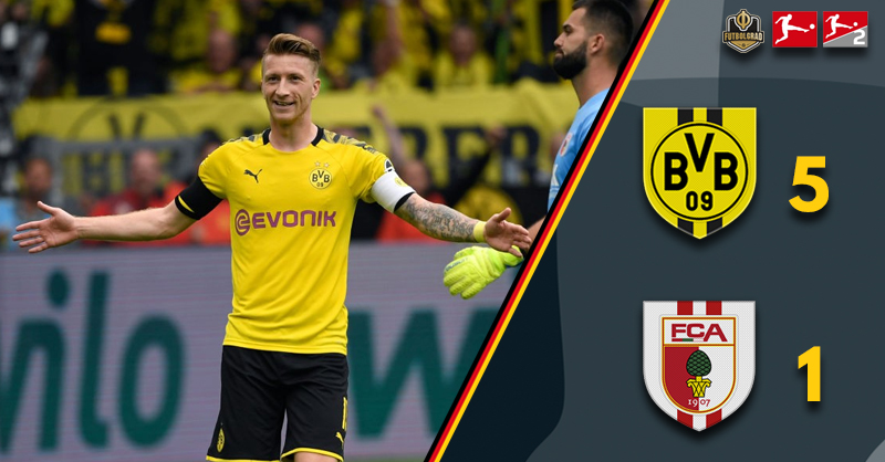 Borussia Dortmund hammer Augsburg to start the season