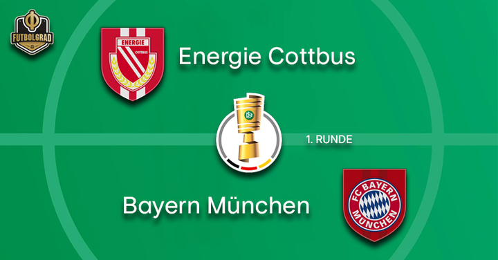 Energie Cottbus take on giants Bayern München
