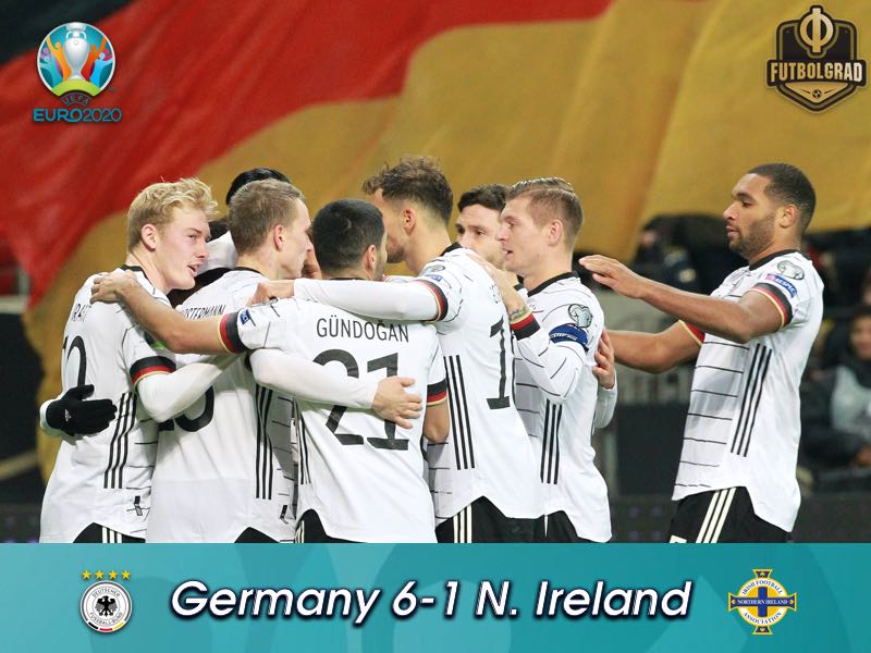 Serge Gnabry leads Germany to 6-1 victory over Northern Ireland